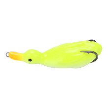 Appât pour la pêche au canard - Action réaliste - Options de montage polyvalentes - Hameçons triples doubles - Appât artificiel flottant -