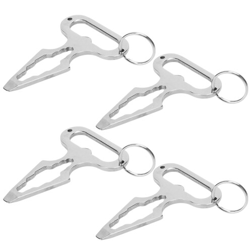 Springless Design Keychain Multi Tool, Incorporating Precision Crafted Nail Puller And Flathead Screwdriver, Suitable For All Your Everyday Carry Need 1