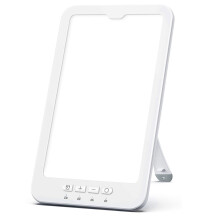 Sunshine Companion, lampada per terapia non invasiva con luce a spettro completo, luminosità regolabile in continuo e timer, ideale per casa e