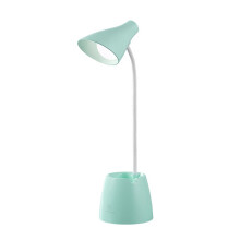 Eye-Care Desk Lamp, Modern Design Rechargeable Battery Table Lamp With Faux Marble Base, Adjustable Brightness & 3 Lighting Modes For Home, Office
