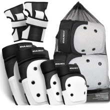 Knee Pad Set, Elbow Pads, Wrist Guards, 6in1 Protector Set for Skateboarding, Scooter