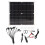 Flexible Solar Panel Kit, 20W 18V Monocrystalline Silicon for Reliable Power Generation, Featuring High Output Efficiency 1