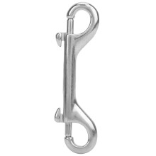 Stainless Steel Double Ended Snap Hooks, Marine Grade Anti Rust Hooks For Corrosion Resistant Spring Loaded Secure Closure In Easy Open Applications