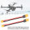 Καλώδιο επέκτασης μετατροπέα FPV RC Drone XT60Female σε XT30Male, ανθεκτικό στη θερμότητα 7