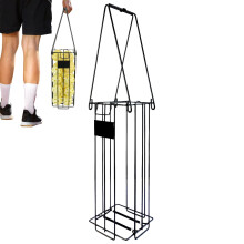 Tennis ball basket Tennis ball holder with ergonomic handle, largevolume portable training aid for baseball and softball exercises Ref: 1659