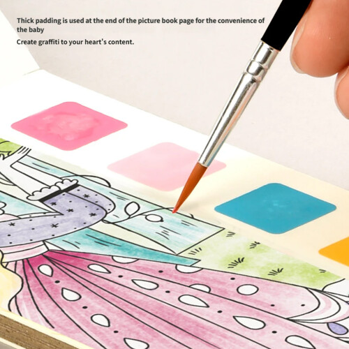 Draagbare waterkleurplaat Kinderkunstset Herbruikbare-C 1