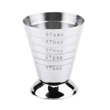 Barware Essential Cocktail Jigger, Precise Scale Stainless Steel Measuring Tool, Easy To Clean Design For Professional And Home Use