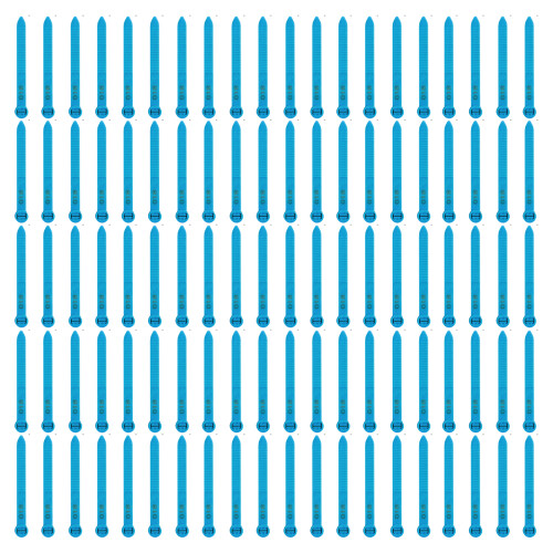 Anneaux de cuisse de volaille numérotés réutilisables, pour-Bleu