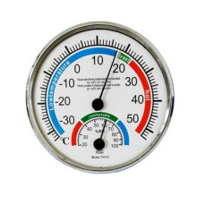 Hygrometer voor binnen- en buitengebruik, zeer nauwkeurige thermometer-hygrometer met accurate temperatuur- en vochtigheidsmeting, kamerthermometer