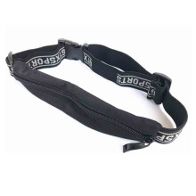 Cintura da corsa con ampia tasca in tessuto Lycra di alta qualità, comoda tasca espandibile anti-rimbalzo a mani libere per jogging, passeggiate,