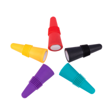 Bouchons de vin polyvalents en silicone alimentaire, faciles à nettoyer et conçus pour les bouteilles de bière, assurant une meilleure
