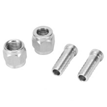 Edelstahl-Sicherungsmuttern, präzisionsgefertigte Fittings für Zapfanlagen im privaten und gewerblichen Bereich, geeignet für Gas und