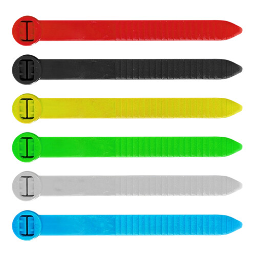 Système d'identification des troupeaux en plastique,-Rouge 1