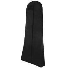 Husă de protecție pentru rochie de mireasă, husă de depozitare pentru haine lungi, husă de protecție pentru rochie de mireasă, cu fermoar la
