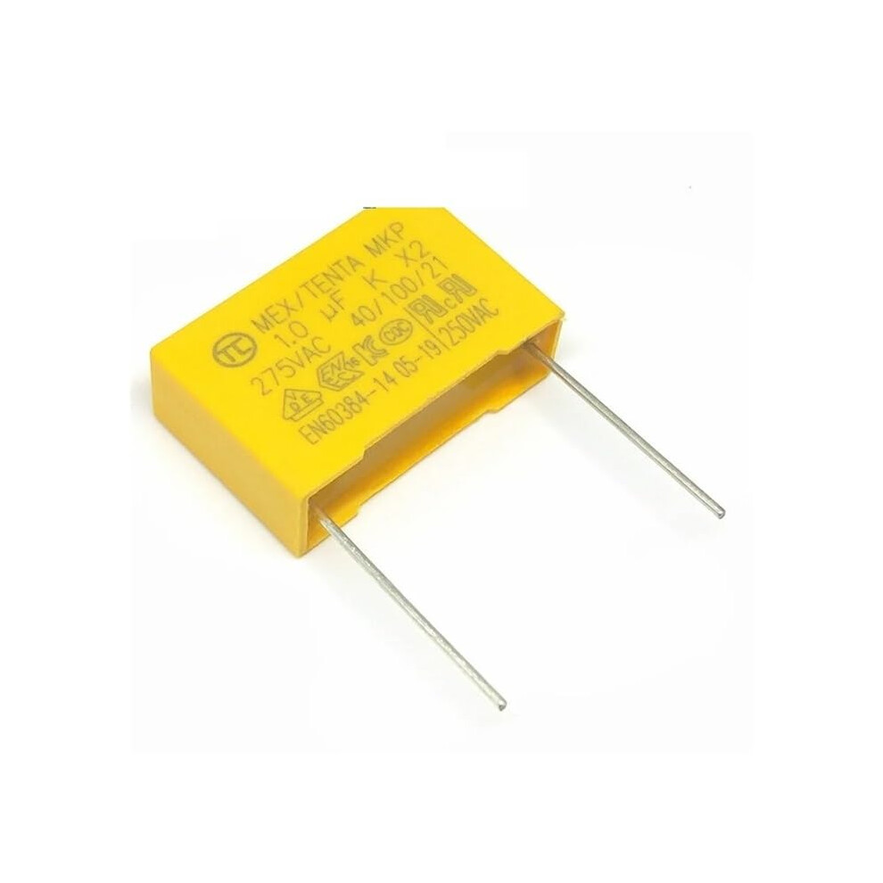 10Pcs 1Uf Capacitor X2 Capacitor 275Vac 105 Pitch 15Mm X2 Polypropylene Film Capacitor 1Uf 275V105 Ref: 8695 9119770852847