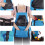 garden apron for easy weeding and fruit picking, adjustable for different body types Red Ref: 2113 3
