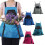 garden apron for easy weeding and fruit picking, adjustable for different body types Red Ref: 2113 5