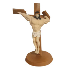 Einzigartige muskulöse Jesus-Figur, Oster-Heimdekoration, Figur,