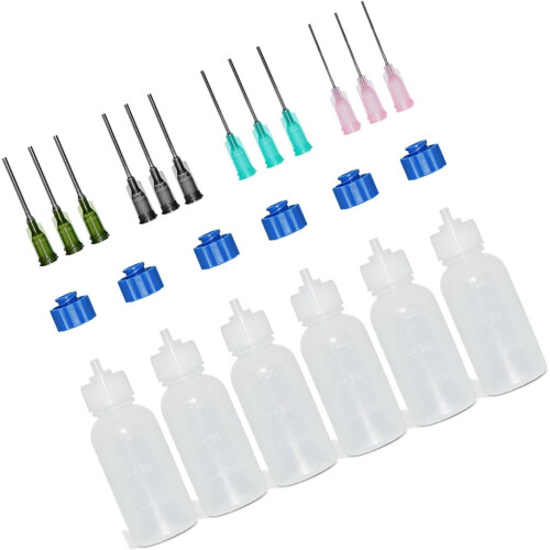 1 Set leakproof 30mlsqueeze bottle with precision tip for detailed computer cleaning tasks. 1
