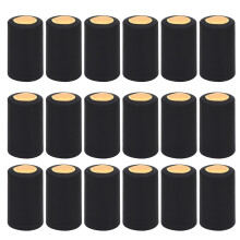 Le rétrécissement décoratif de PVC enveloppe le chapeau-Noir