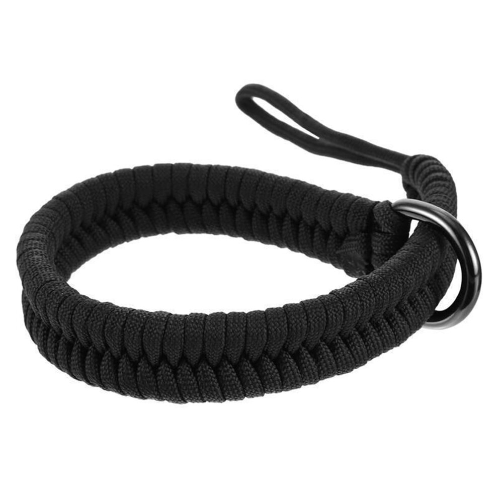 Detachable Dslr Camera Hand Strap Reinforced Paracord Braid Nylon Cable For Photographers Outdoor Equipment Accessories Camera Wrist Lanyard Black 9119770853400
