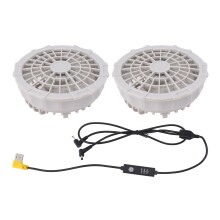 Cool Vest For Hot Weather With Wearable USB Fans Cooling Outfit That Manages Heat Stress Features 3 Fan Speeds U V Resistant Material Ergonomic Design