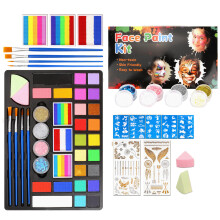 Face Painting Kits for Kids Water-Based Body Makeup Kits Face