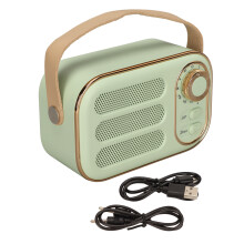 Retro Bluetooth-högtalare, tidlös elegans med modern funktionalitet