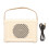 Ρετρό ηχείο Bluetooth Vintage Decor, ασύρματα ηχεία Bluetooth με στερεοφωνικό ήχο, μεγάλη 1