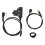 Τακτικά ακουστικά Push-to-Talk Adapter για ραδιόφωνα Baofeng Kenwood, καθαρή μετάδοση ήχου, 2