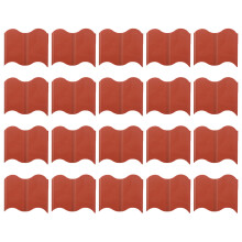 Waterproofed Fence Panels Simple Install-brick red
