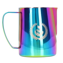 Dzbanek do spieniania mleka ze stali nierdzewnej 600 ml, akcesoria do kawiarni, narzędzia do latte art, dzbanek do mleka klasy spożywczej do