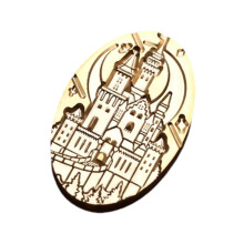 Antique Stamp Head Building Sealing Wax Stamp-Moonlight Castle