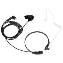 Walkie Talkie Throat Microphone with Covert Design for Surveillance Purposes, Background Noise Reduction Technology Ensures Clear Communication in Hig