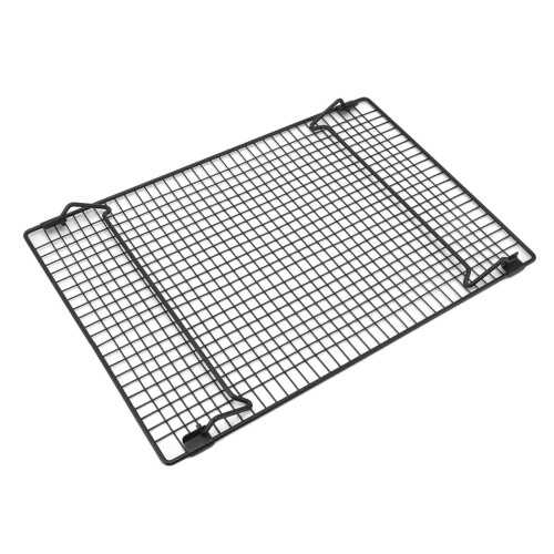 Stackable Cooling Racks with Faster Cool-Down Time, Cooling Rack with Collapsible Folding Legs for Baking Roasting, Space-Efficient Use Non-Stick Surf 2