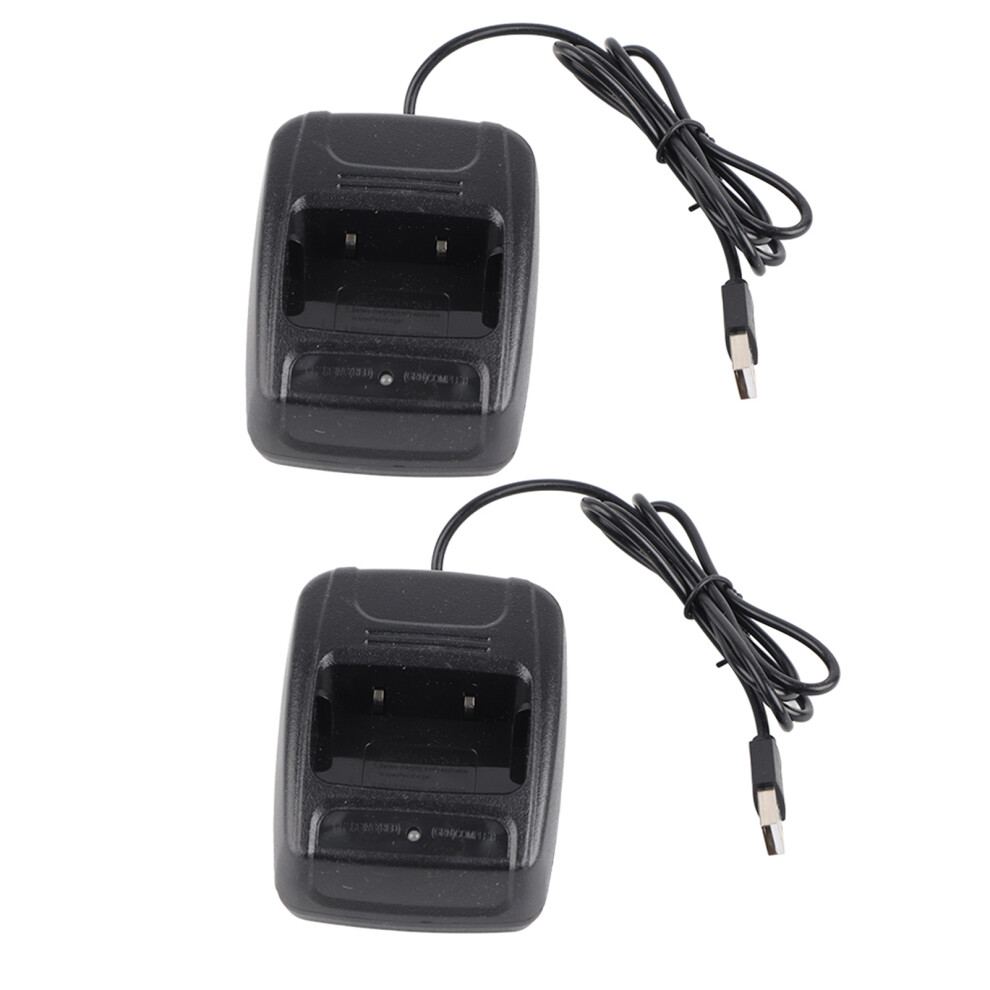 Replacement Part For Bf666s Bf777s Bf888s Walkie-Talkie, Smart Led Indicator Charger Compatible With Ni-Cd Ni-Mh Li-Ion Batteries, 2Pcs 9416038653933