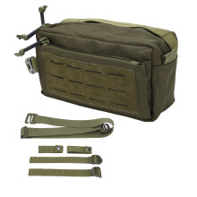 Modulare taktische Hüfttasche, Molle-kompatibel, EDC-Mehrzwecktasche, atmungsaktiv, abriebfest, robuster Metallreißverschluss, schneller Zugriff,