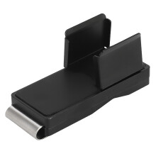 Suporte para giz de taco de bilhar com design magnético, bom acabamento, material em liga de alumínio, compacto e leve, durável e resistente ao