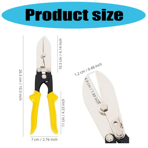 5 Blade Crimping Pliers Practical Alloy Steel Construction For 2