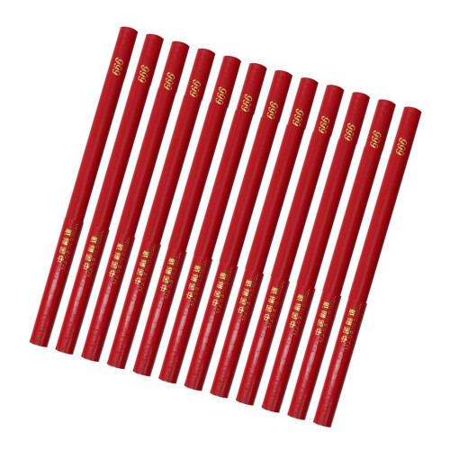100Pcs Woodworking Pencils Wood Drafting Pencil For Engineering