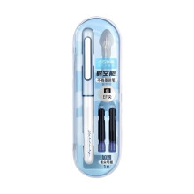 Light Weight Fountain Pen With 2 Inks Cartridges Ergonomic-Blue