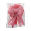 Glinsterende polyester strikornament kerstboom-Roze 1