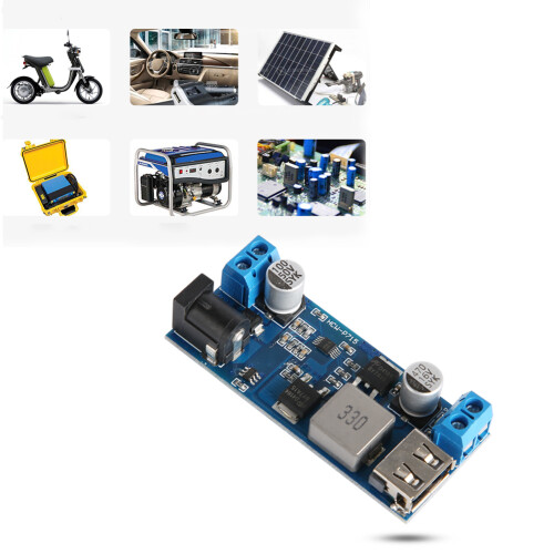 Buck Converter Module For High Efficiency, Quick Charge Step Down Converter With User Friendly Design And Wide Voltage Range For 5A USB Voltage Regula 1