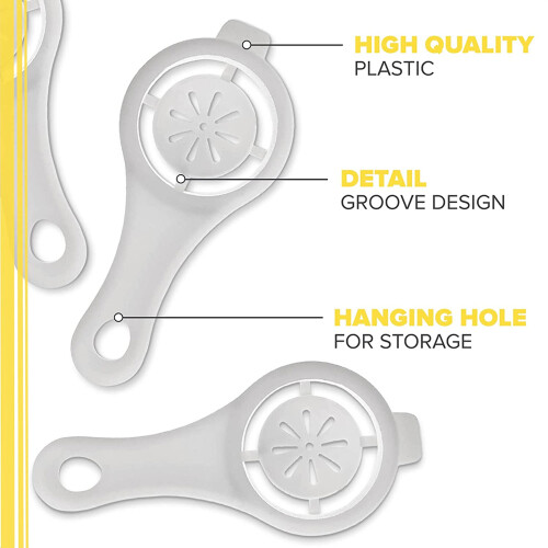 Dishwasher Safe, Egg Yolk White Separator, Egg White Separator, Compact Design, Durable Plastic, Easy Separation, Precise Clean Break For Chicken Egg 2