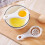 Dishwasher Safe, Egg Yolk White Separator, Egg White Separator, Compact Design, Durable Plastic, Easy Separation, Precise Clean Break For Chicken Egg 8