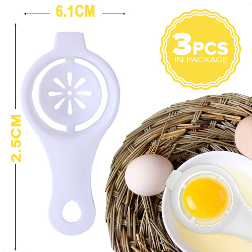 Dishwasher Safe, Egg Yolk White Separator, Egg White Separator, Compact Design, Durable Plastic, Easy Separation, Precise Clean Break For Chicken Egg 1