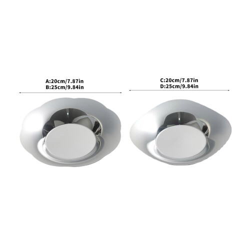 Large Capacity Rustless Steel Fruit Serving-Bright model 25CM 2