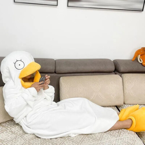 Enten-Cosplay-Kostüme, einteiliger Pyjama, schöne 2