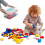 Sorting Boxes, 3Tier Stackable Storage with 30 Compartments, Transparent Plastic Box 5
