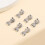 Secure Fit Heart Ear Backs Fadeless Copper Material For-BJ 5